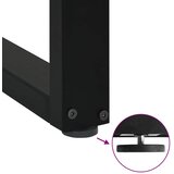  Noge za blagovaonski stol U-oblik 2 kom Crne 90 x (72-73) cm Čelik | shoptok.hr