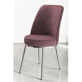 Hanah home set trpezarijskih stolica Dexa 2 kom, puder roze tkanina Babyface, hromirane metalne noge | Eponuda.com