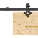 vidaXL Klizna vrata s priborom za montažu 70 x 210 cm masivna borovina | shoptok.hr