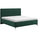 Hom`in OBLAZINJENA POSTELJA 160 cm x 200 cm , tekstil gozdno zelena Cene