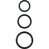 Pipedream Fantasy C-Ringz Silicone 3-Ring Stamina Set Black | shoptok.hr