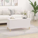  Stolić za kavu bijeli 90 x 44 5 x 45 cm od konstruiranog drva | shoptok.hr