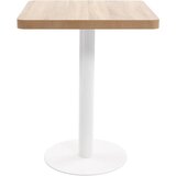 Bistro stol svjetlosmeđi 60 x 60 cm MDF | shoptok.hr
