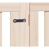  Vrata za pse s vratašcima 10 panela sklopiva 800 cm drvo topole | shoptok.hr