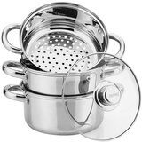 Shumee lonci za kuhanje na pari 7L 4 elementi 20CM kinghoff KH-3321, (21384642) Cene
