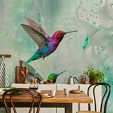  Foto tapeta - Colourful Hummingbirds (Green) 300x210 Vodootporna | shoptok.hr