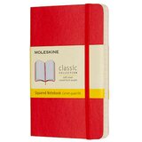 Moleskine Beležnica PKT mehke platnice, rdeča – brezčrtna | Shoptok.si