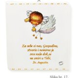  Ručno rađene slike s molitvom Anđele čuvaru - za djevojčice | shoptok.hr