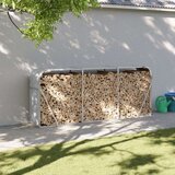  Držač za cjepanice svjetlosivi 234x45x100 cm pocinčani čelik | shoptok.hr