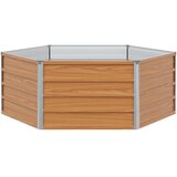  Povišeni vrtni krevet Izgled drva 129 x 129 x 45 cm | Eponuda.com