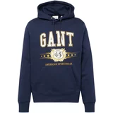 Gant Sweater majica tamno plava / žuta / bijela