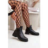 Boto Warm Women's Boots Made Of Eco Leather Black Verietta | shoptok.hr
