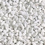 ZANDOBBIO Granulati Zandobbio ukrasni oblutci Bianco Carrara 7-15 mm, bijeli, 25 kg | shoptok.hr