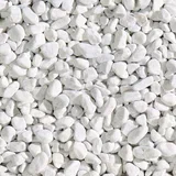 Granulati Zandobbio ukrasni oblutci Bianco Carrara 7-15 mm, bijeli, 25 kg