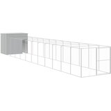  za pse s igralištem svjetlosiva 214x1273x181 cm čelična | Eponuda.ba
