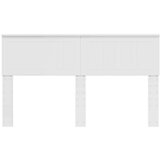  Uzglavlje s uzglavljem Sjajno bijelo 150 cm Konstruirano drvo | shoptok.hr