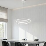  Brilagi-LED luster na sajli TWISTER LED/48W/230V, prigušiva, prečnik 50 cm, bela + daljinski upravljač | Eponuda.com