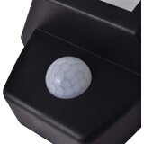 vidaXL Solarne zidne svjetiljke 2 kom sa senzorom pokreta crne | shoptok.hr