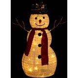  Ukrasni božićni snjegović s LED svjetlom luksuzna tkanina 60 cm | shoptok.hr