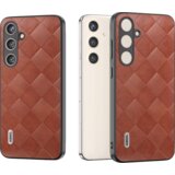  Maska za Galaxy S24+, TPU + PC + PU, Koža, Smeđe boje | Eponuda.ba