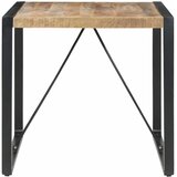  Blagovaonski stol 80 x 80 x 75 cm od grubog drva manga | shoptok.hr