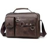 IZMAEL Muška Crossbody Torba WEIXIER FL-35524 - Tamno Smeđa Cijene
