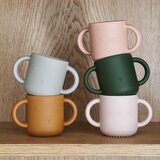 Liewood 2 dijelni set šalica za učenje pijenja gene rabbit hunter green | shoptok.hr