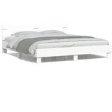  Okvir za krevet s uzglavljem i LED bijeli 180x200 cm Cijene