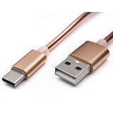 USB metalni kabl na tip C 1m CAB-K010 pink ( 101-41 ) Cene