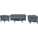  3-dijelni set sofa tamnosivi baršunasti | Eponuda.com