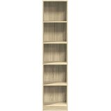 vidaXL Regal za knjige boja hrasta 40x24x176 cm od konstruiranog drva | shoptok.hr