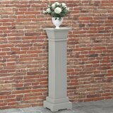 vidaXL Klasično stojalo za rastlino sivo 17x17x66 cm MDF Cene
