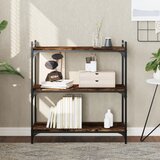 vidaXL Regal za knjige s 3 razine boja hrasta 80 x 30 x 86 cm drveni Cijene