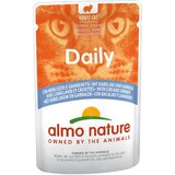  Varčno pakiranje Almo Nature Daily Menu vrečke 24 x 70 g - Polenovka & kozice | shoptok.hr