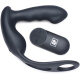 Alpha-Pro 7X p-strap milker vibrating prostate stim with cock & ball harness Cene