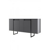 Hanah home Luxe komoda, sivo-crna | Eponuda.ba
