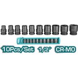 Total 10-delni set 1/2" nastavkov za udarni ključ 2101 / INDUSTRIAL (THISTD12101) Cene