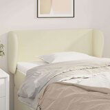  Vzglavje z ušesi krem 93x23x78/88 cm umetno usnje, (20736463) | Shoptok.si