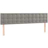  Posteljno vzglavje svetlo sivo 160x5x78/88 cm žamet, (20794003) | Shoptok.si