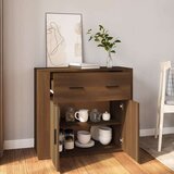  Komoda boja Smeđi hrasta 80x33x70 cm od konstruiranog drva | shoptok.hr