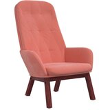  Stolica za opuštanje ružičasta baršunasta | shoptok.hr