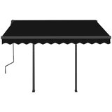  Tenda na ručno uvlačenje s LED svjetlima 3 5 x 2 5 m antracit | shoptok.hr