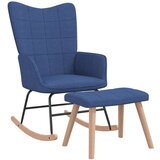  Gugalni stol s stolčkom modro blago, (20804144) Cene
