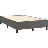  Krevet box spring s madracem LED sivi 120x200cm od umjetne kože | shoptok.hr
