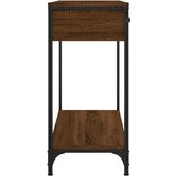  Konzolni stol smeđa boja hrasta 75x34 5x75 cm konstruirano drvo | shoptok.hr