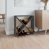 Ormarić za vino sivi 62 x 25 x 62 cm od masivne borovine Cijene