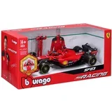 Bburago: Ferrari SF23 F1 dirkalni avtomobil kovinski model z voznikom 1/24 (Charles Leclerc #16)