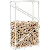  Stalak za drva bijeli 60x25x100 cm hladno valjani čelik | Eponuda.com