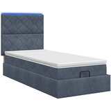  Krevet od pjene s madracem i LED-om Tamnosiva 80 x 200 cm | shoptok.hr