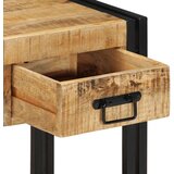 vidaXL Nočna omarica 40x35x50 cm Masivni neobdelan les Mango | Shoptok.si